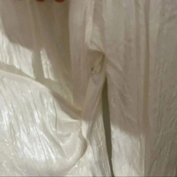 Zara wrinkle satin effect blouse  7969/258 - Picture 7 of 8